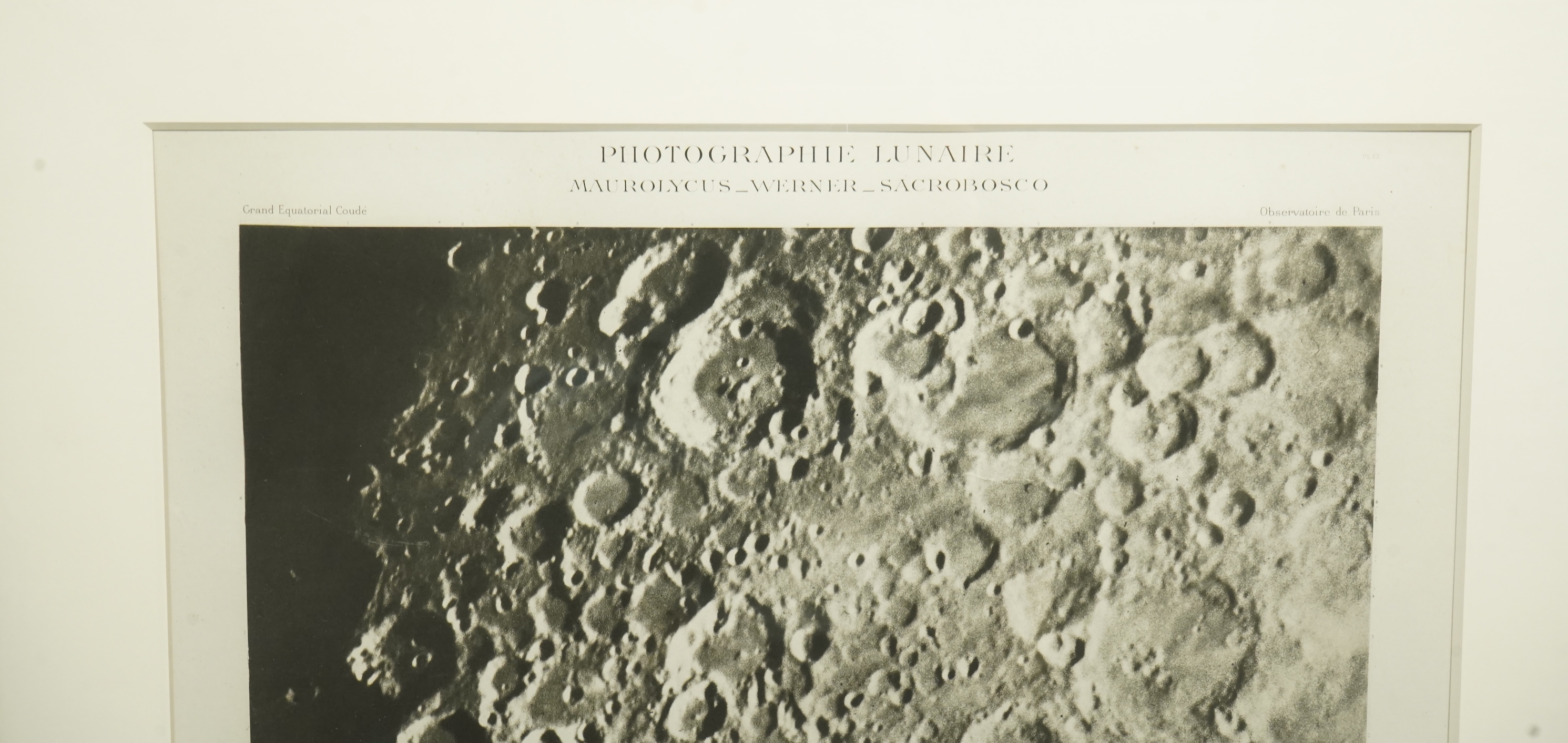 Maurice Loewy (1833-1907) Pierre-Henri Puiseux (1855-1928), Photographie Lunaire, héliogravure, (4), visible sheet 64 x 54cm